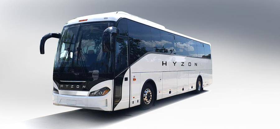GET ON THE BUSH: US-based Hyzon wants to see its hydrogen-powered coaches travelling the roads of Australia. 