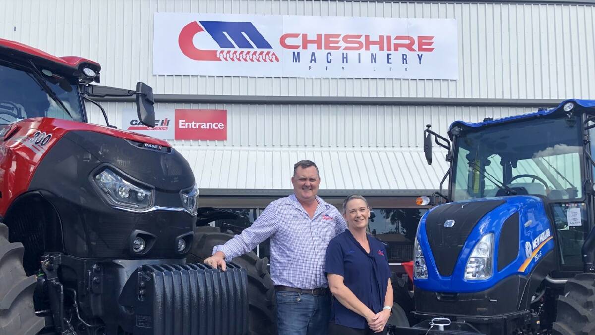 NEW OWNERS: Ross and Donna Cheshire have taken full ownership of the former McDonald Murphy Machinery dealership in Bundaberg. 
