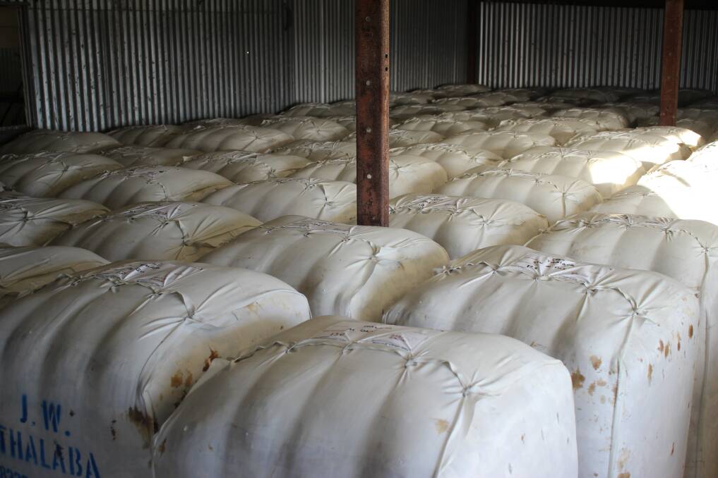 Wool stocks being held by growers across the world due to current market conditions are steadily growing and may reach the equivalent of about 30 per cent of annual production by the end of the year. 