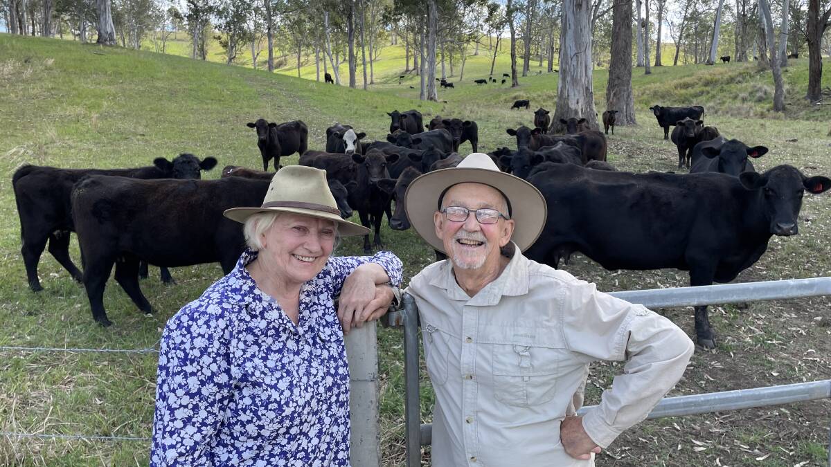 Sandra Brunet and Terry DeLacy, Eden Creek via Kyogle planted back to annual ryegrass after dieback.
