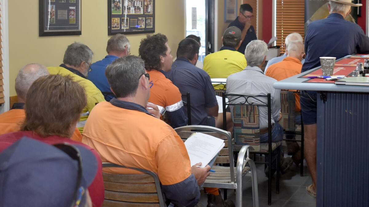 25 growers attended the event in Inkerman.
