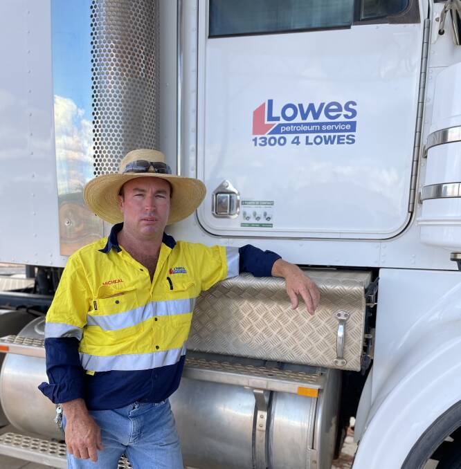 RIGHT PLACE, RIGHT TIME: Rain forced truck driver Michael Thompson to change his route, saving the life of a Sydney grandfather. 