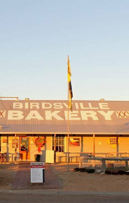 The Birdsville Bakery opened up eight weeks ago and is already feeling the swarm of tourism. Picture: Sally Gall 