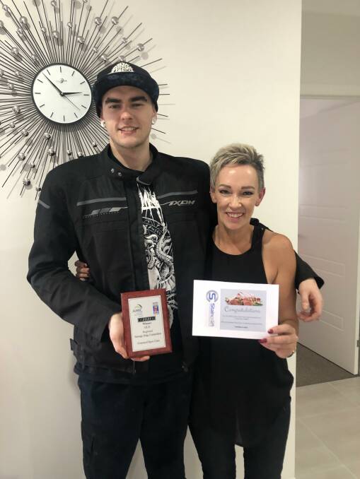 FIRST TIME OF ASKING: Mother and son team Glenda McLaren and Nick Vantricht took home the gourmet sausage gold medal in their first ever competition.