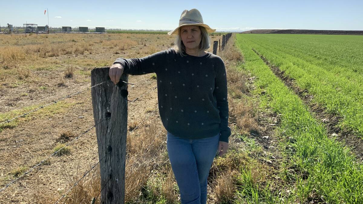 Zena Ronnfeldt fears that directional drilling will affect her agricultural land. Supplied: Zena Ronnfeldt
