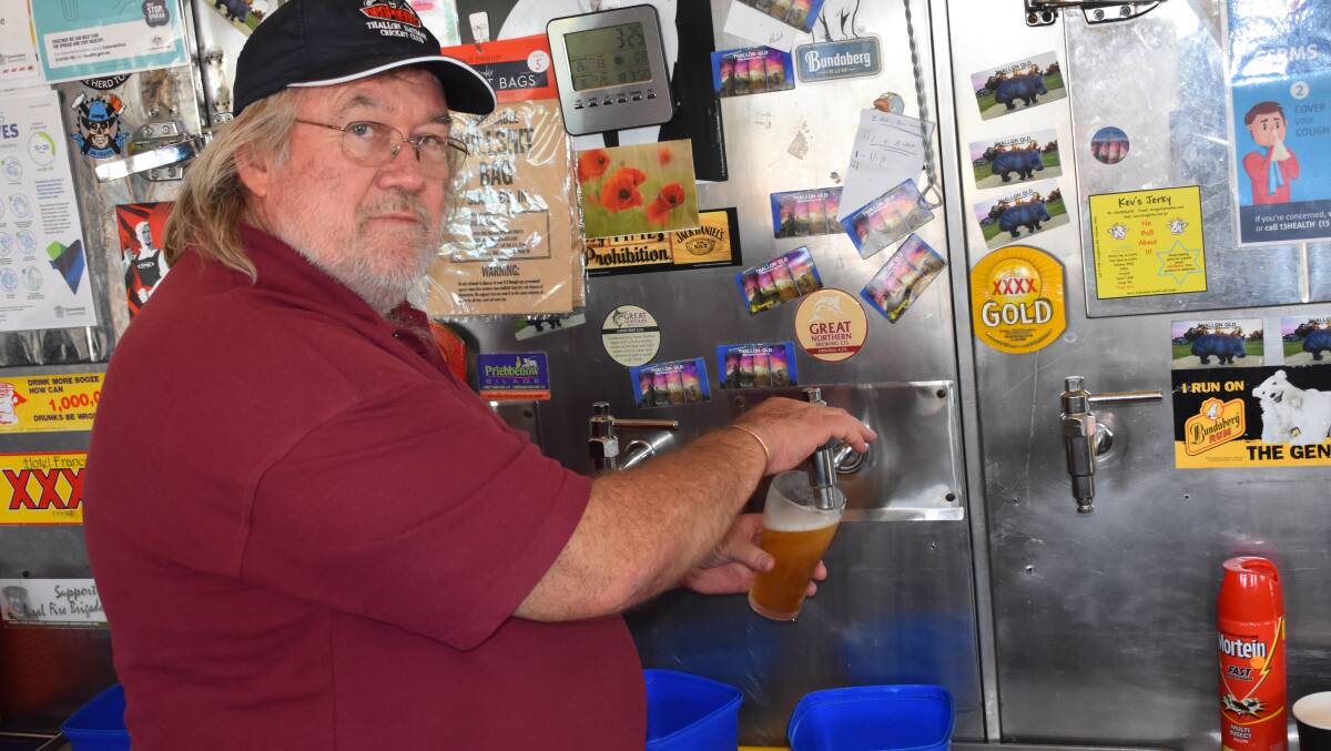"Gupps" will still be pouring beers at the Grand Hotel in Gayndah. 