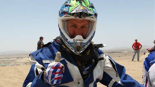 Rodney Faggotter during the 2013 Dakar Rally, where he snagged an impressive 14th place finish. 