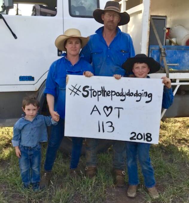 Tracey and Adrian Moseling are drumming up support to stamp out cattle duffing. 
