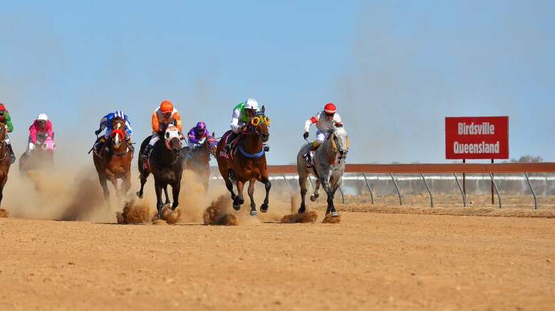 The Birdsville Races, one of outback Queensland's premier tourism events. 