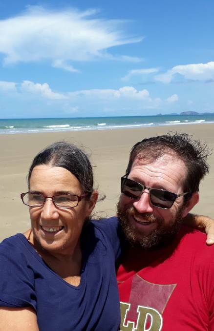Lyndell and Neil Pokorny during a day trip to Yeppoon from their base in Rockhampton.
