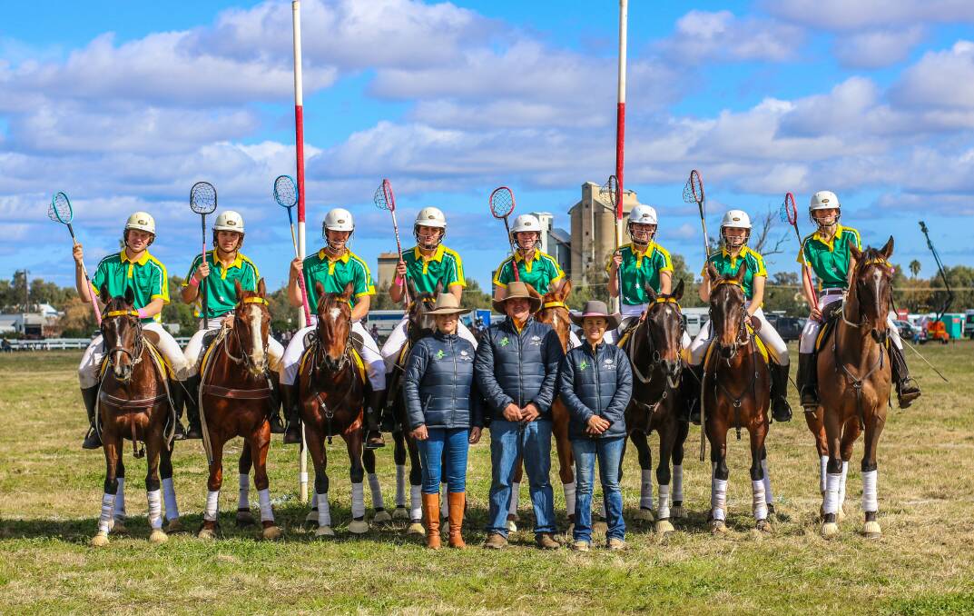 The Australian Junior Polocrosse Test Series team. Picture: Kristy Bullen Miss Kayellebee Photography 