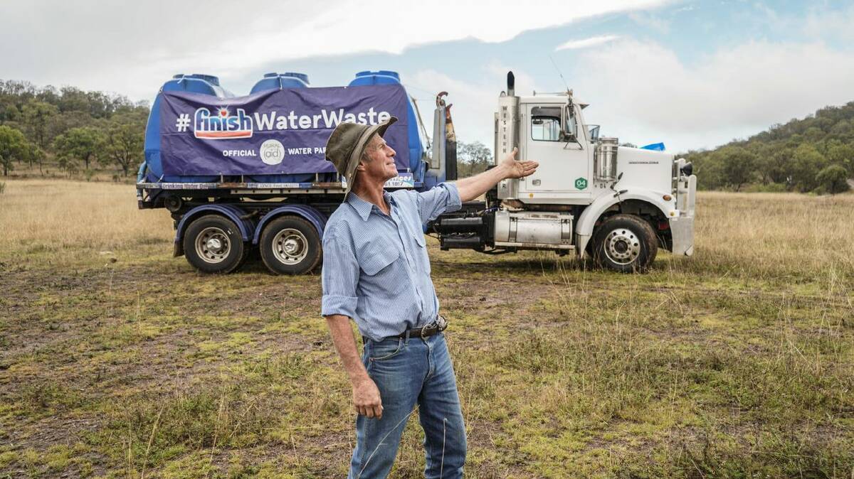 Warwick cattle farmer Paul Maher received a share of the Finish Water Waste initiative liquid gold. 