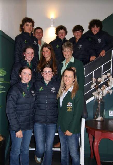 The Australian Junior Polocrosse team at meet and greet with the New Zealand team. Picture: Chelsea French