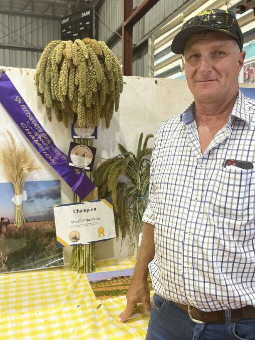 Trevor Kohler won with his Panorama Millet Sheaf. Picture supplied. 