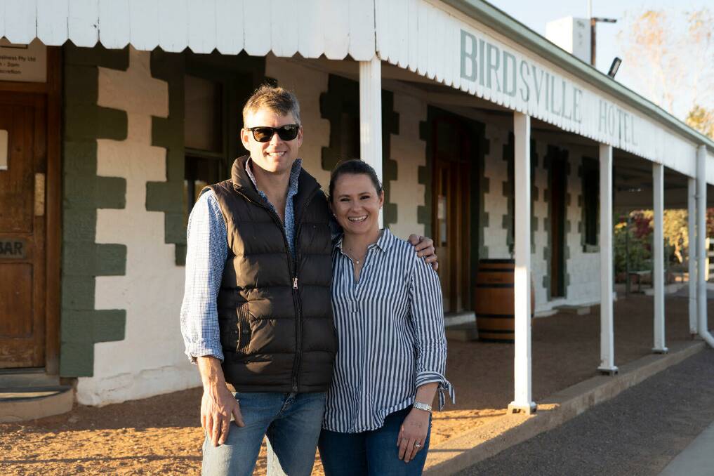 Birdsville publicans Courtney and Talia Ellis purchased the hotel in November 2019 and began operating the hotel in January 2020. Picture: Supplied 