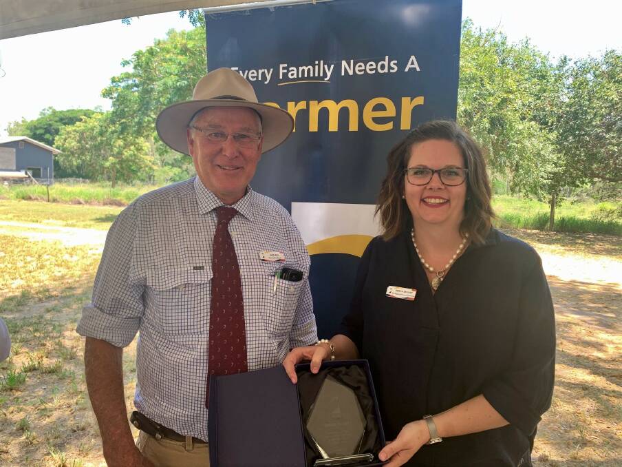 Ag Force Board Director, Alan Rae, Sheep and Wool President, Goondiwindi and Robyn Bryant, Southern Inland Queensland Regional President, Cunnyana, Mitchell, were recongnised for their contribution to Ag Force and the agricultural industry at Tuesday's Ag Force general meeting in Rockhampton. 