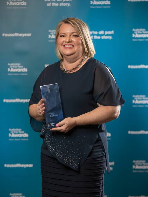 LOCAL HERO: Natasha Johnston was recently recognised for the work she does as founder and director of Drought Angels, supporting struggling farming families in Queensland. 