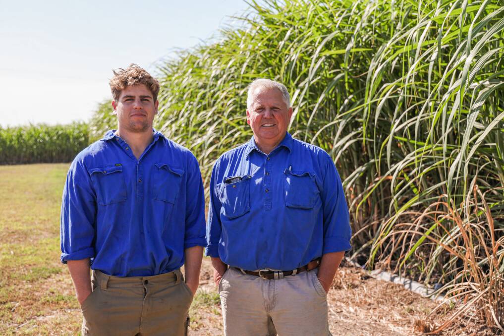 Bruce Davies and his son Alex tapped in to an Accessing North Queensland Restocking, Replanting and On-Farm Infrastructure grant to restore their 81-hectare Burdekin cane farm after they were hit by floodwaters in 2019. 