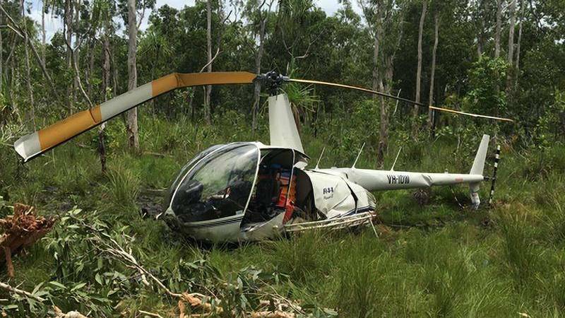 The Robinson R44 Raven II, the aircraft involved in the crash. 