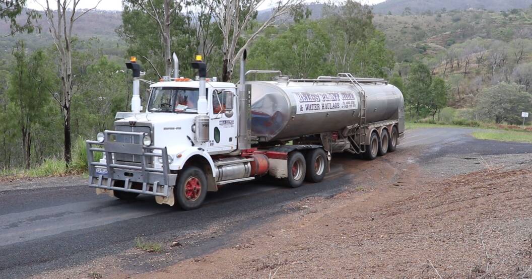 A trial to test the logistics of getting water tankers from Gracemere to Mount Morgan has been carried out successfully, with the process taking even less time than initially thought. Pictures: RRC 