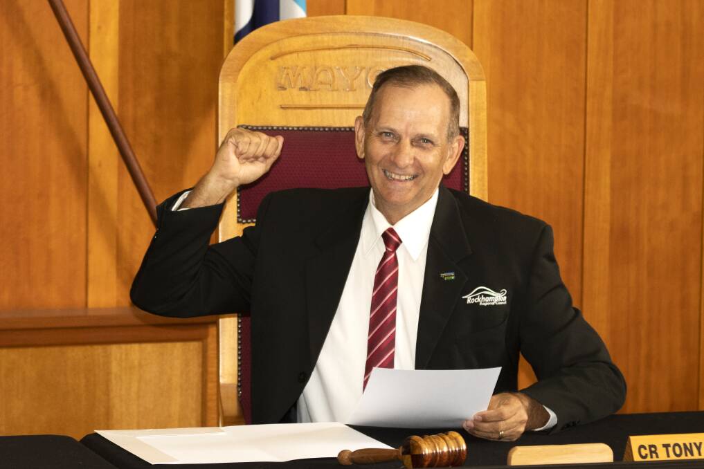 TONY Williams has been sworn in as Rockhampton's new mayor after the Electoral Commission of Queensland officially declared the result. Picture: Matt Mansfield 