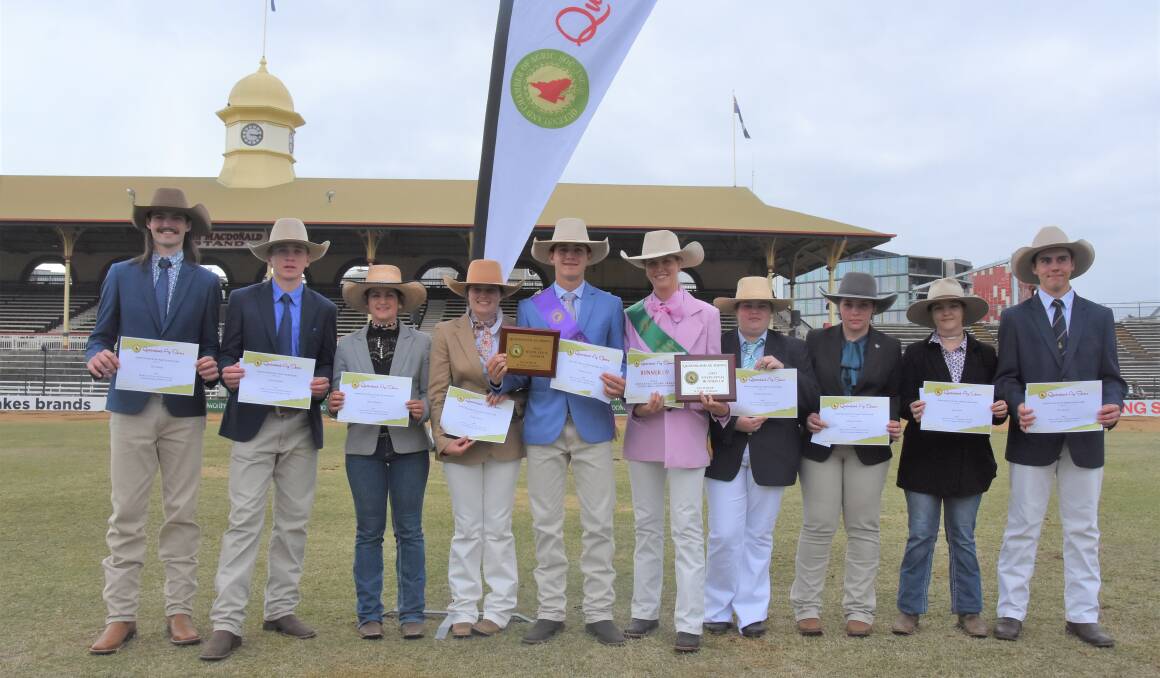 Ten champion junior judges from across Queensland competed in the state ag shows stud beef young judges competition at the Ekka on Friday. 