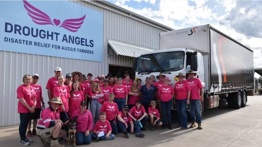 Drought Angels are calling out for more donations after theives recently stole and damaged $250k worth of their Xmas appeal donations. Picture supplied by Drought Angels 
