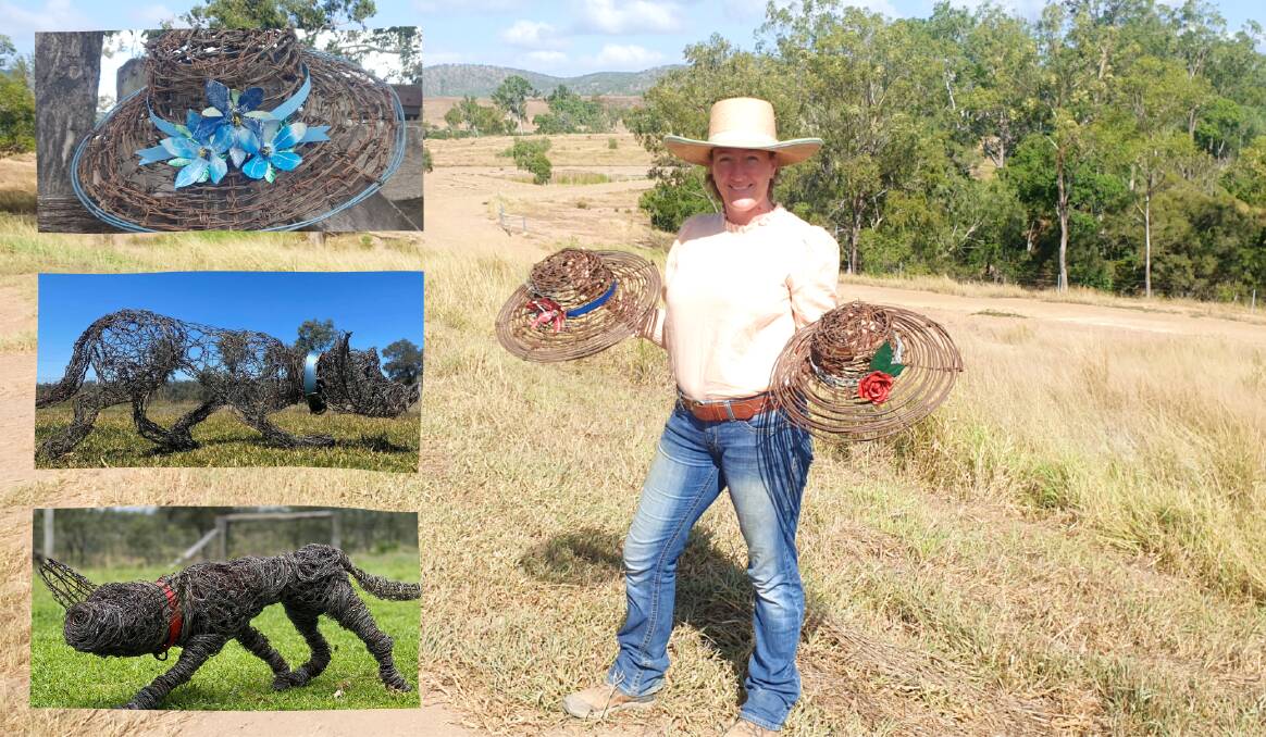 With a passion for art and reducing waste, two central Queensland women have turned old scrap metal into life-size farm ornaments. 