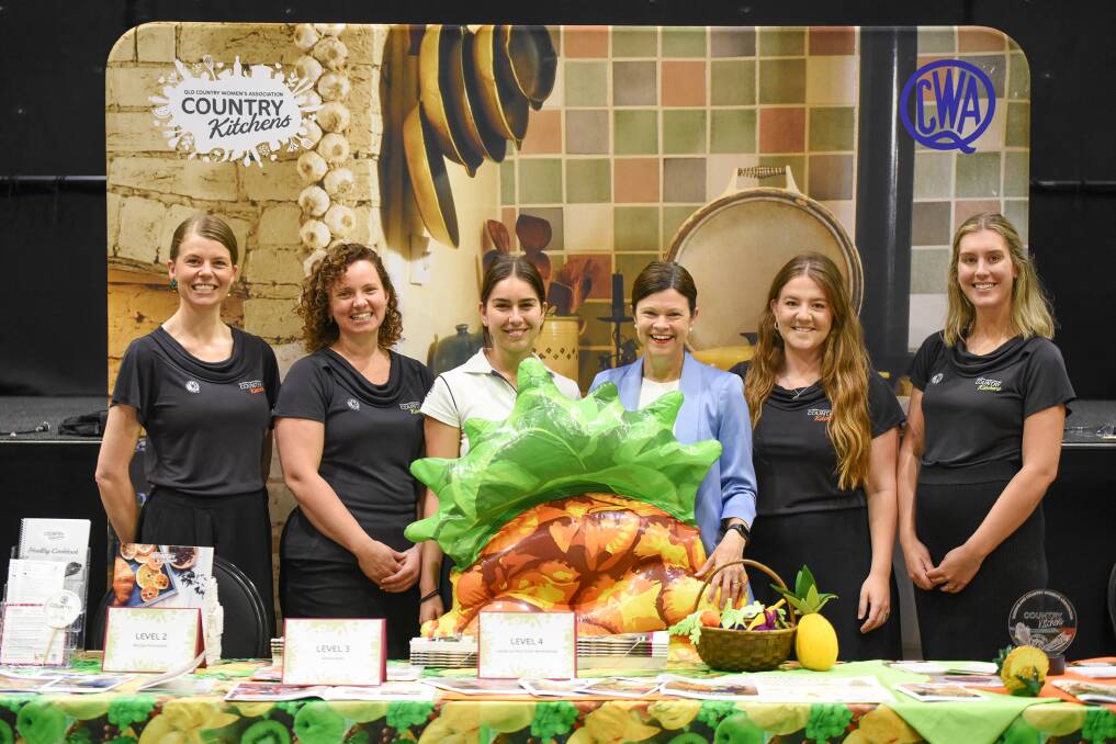 HEALTHY LIVING: QCWA's Country Kitchens state program manager Meg O'Donnell, health promotion team leaders Katy Li, Aleks Lukovic, APD, Jemma McCutcheon, APD, and Lindsey Nash. Picture: 