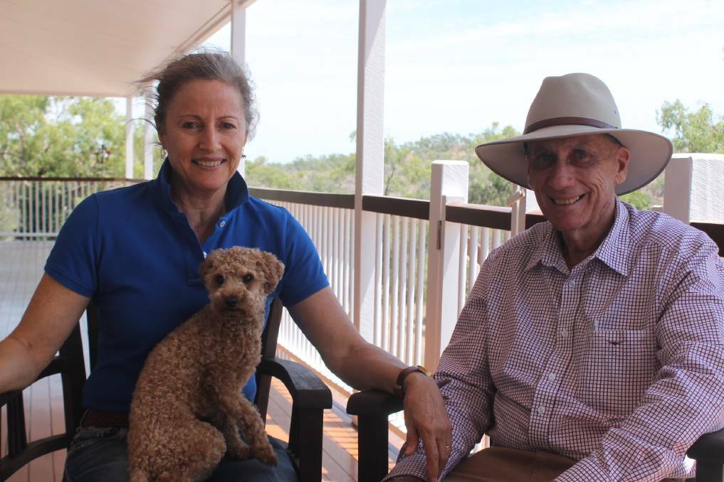 Judi and Ian Mundell, own Ironfarmers Parts and Equipment near Westwood, and specialise in sourcing of specific quality used machinery for the rural producer, alongside their Ironfarmers Contracting Division, together lead a busy lifestyle Picture: Ben Harden 