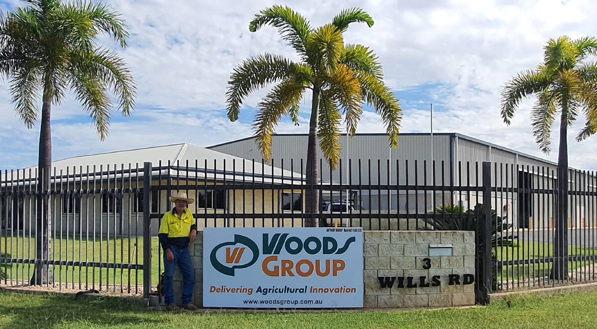 Anthony Moody of Woods Group at the company's new dry lick plant in Emerald. Photo: Supplied 