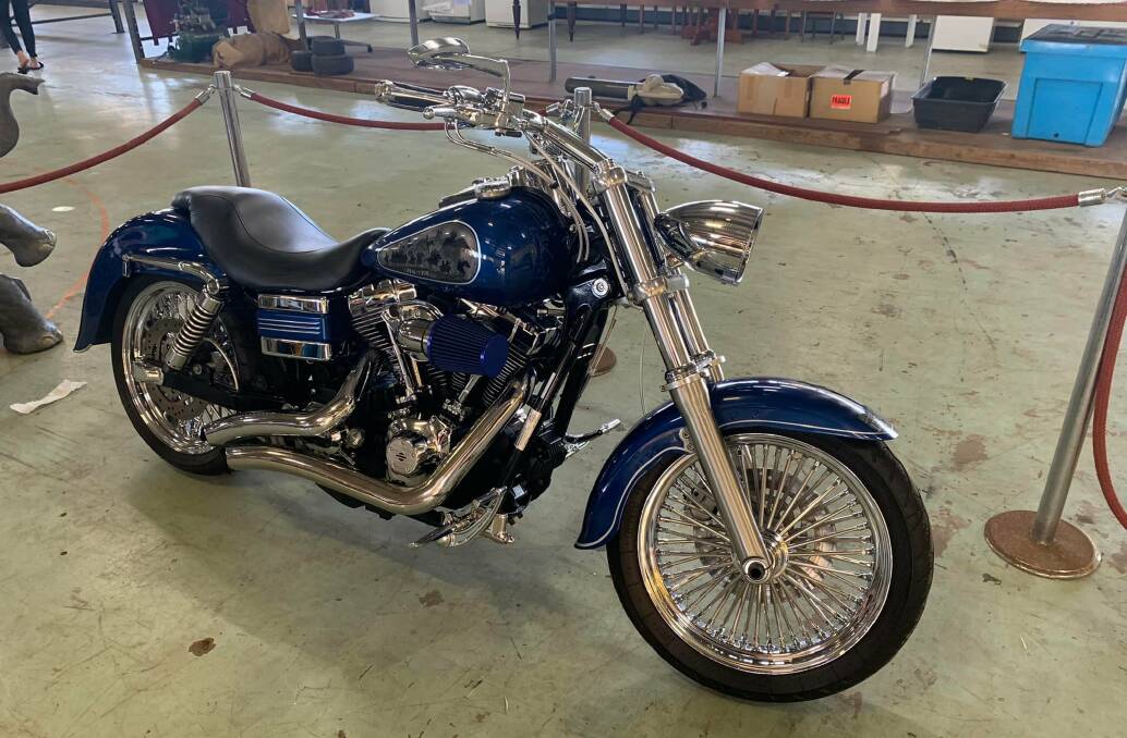 The 207 Harley Davidson Custom Super FXDCI Dyna Superglide motorcycle was recently fully restored by veterans. Picture: Supplied 