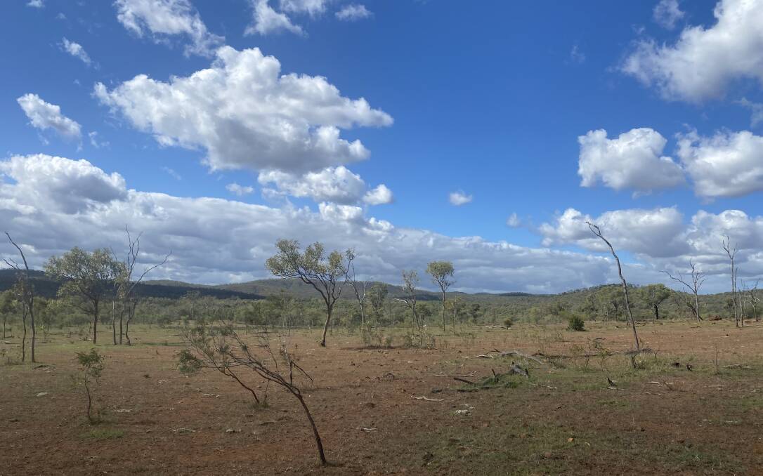 The site proposed for Boomer Range Wind Farm is approximately 90 kilometres north-west of Rockhampton and 30km south-west of Marlborough in central Queensland. Photo: Epuron 