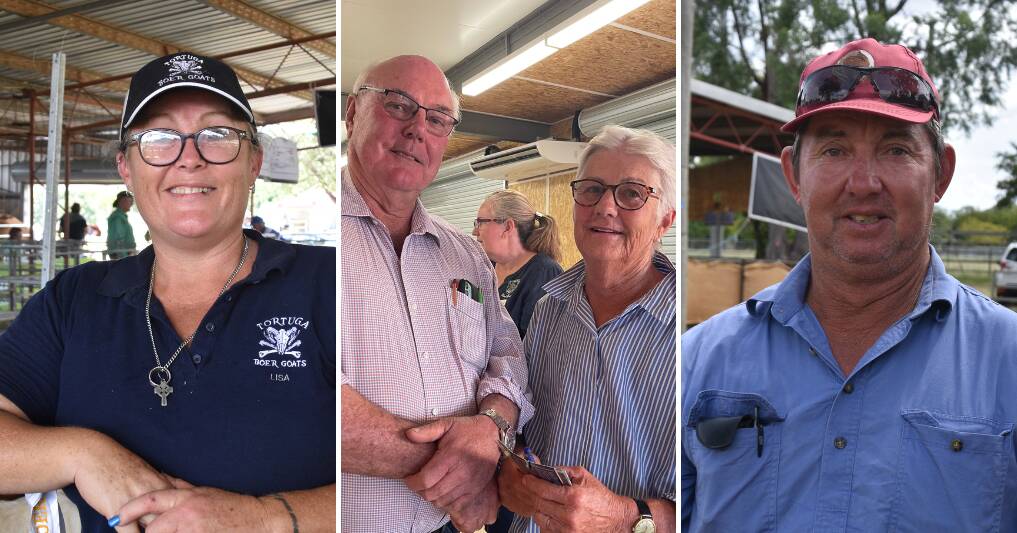 Lisa Bailey, Rockhampton, Lindsay and Carol Godfrey, Tinnenburra Pastoral Co, Cunnamulla, and Michael Stanford, north west of Roma. Pictures: Ben Harden 