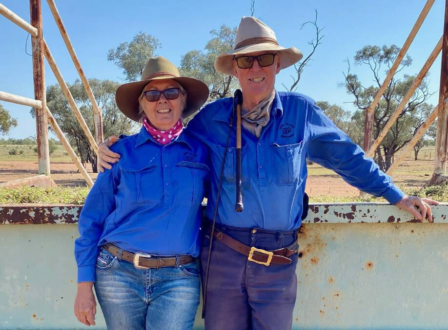 Jacqueline and Robert Curley, Gipsy Plains, Cloncurry. Picture by Jacqueline Curley.