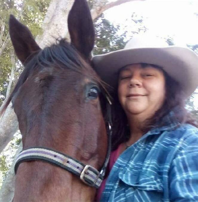 MEMORIAL RIDE: Mother-of-three Belinda Gray was tragically killed on Sunday, November 2, after a car spooked her horse, Diesel, at Bahrs Scrub. Photo: Supplied