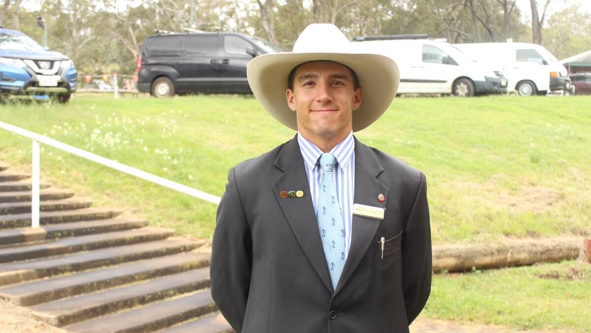 Lawrence Sehmish-Lahey was announced as the Darling Downs subchamber rural ambassador at the Toowoomba Royal Show. 