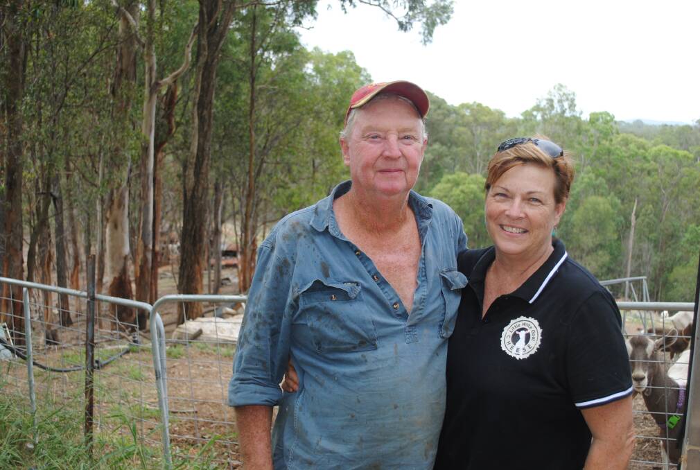 Ross and Karen Lindsay on their Wamuran farm. 