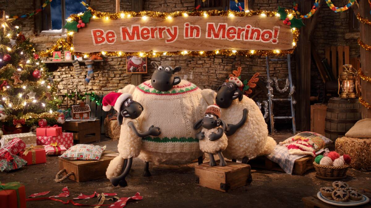 The newest short film collaboration between The Woolmark Company and Shaun The Sheep will help spruik the benefits of giving wool for Christmas.