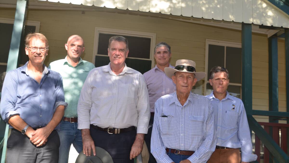 Andrew Maclean (Southern Gulf), Mayor Greg Campbell, Mark Furner, Robbie Katter, Ray Campbell (Southern Gulf), Mike Guerin (Agforce).
