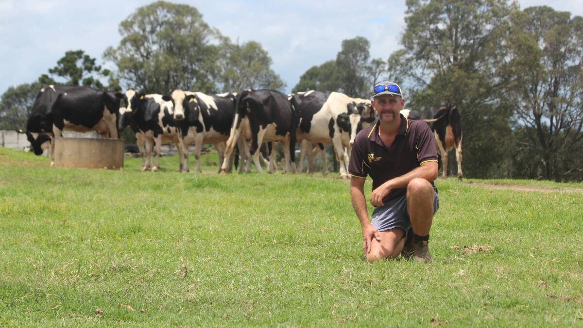 Rodney Teese, in partnership with his father Greg, milks between 120 to 130 cows a day. Photo: Jocelyn Garcia