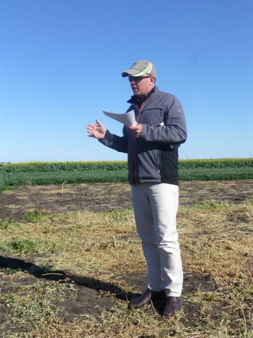 CSIRO Agriculture and Food principal research scientist, Dr Lindsay Bell, at the GRDC-funded farming systems research project on the Darling Downs.