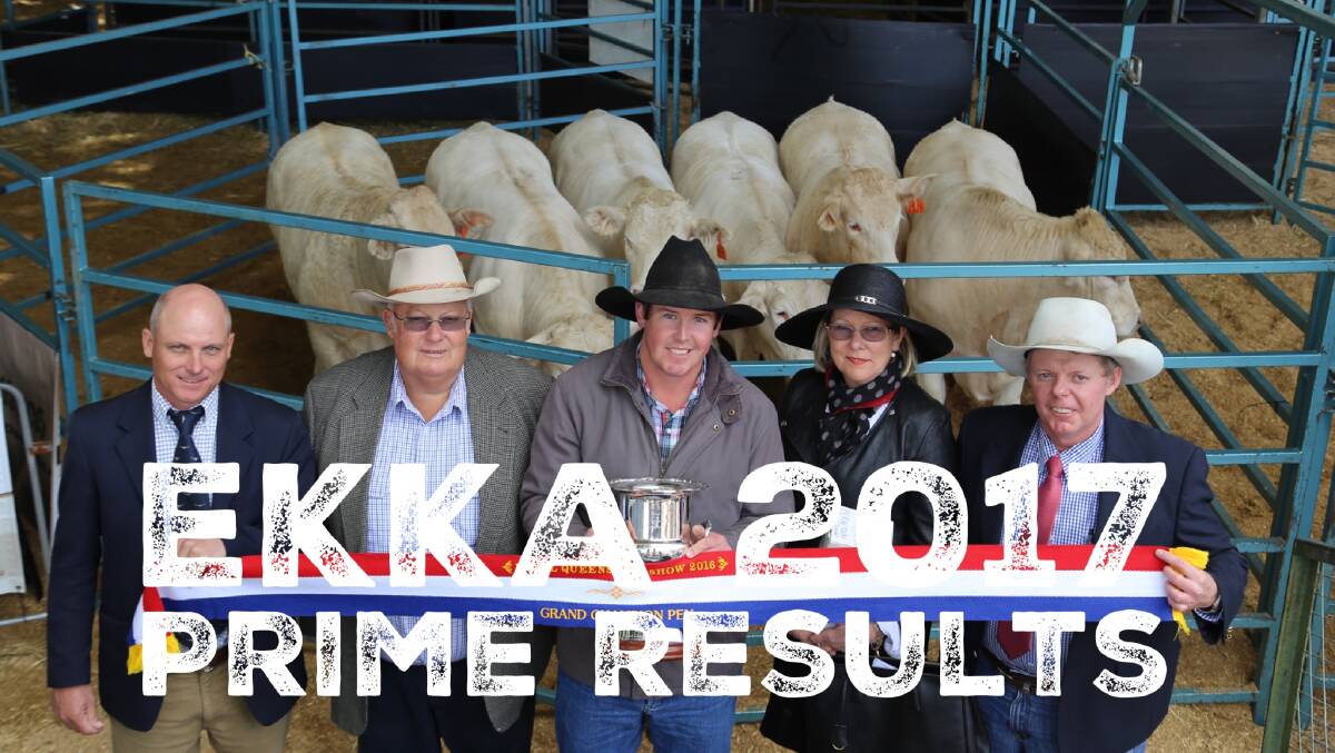 Ekka 2017 prime beef results