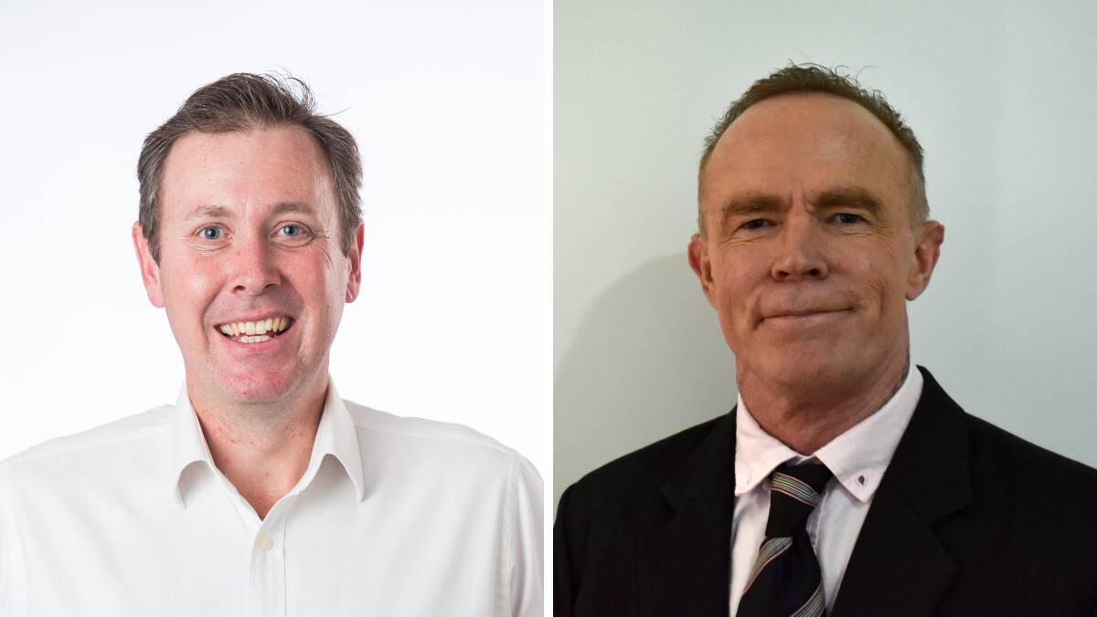 The Liberal National Party's Garth Hamilton and the Liberal Democrats' Craig Farquharson are two of the candidates contesting the seat of Groom. 