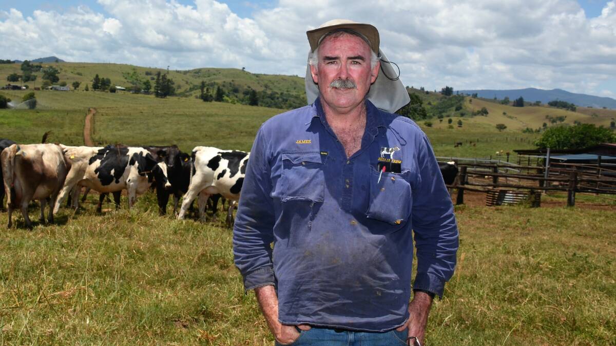James Geraghty said farmers had been in a financial holding pattern for at least five years. Picture: John Andersen