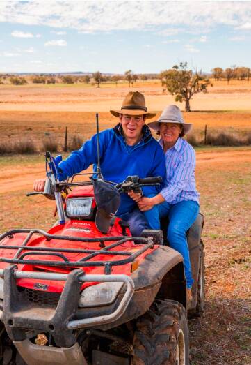 Sam and Jenny Bailey, Pine Hills, Croppa Creek, run 150 Angus cows and lease out the remainder of their 1500 hectares.