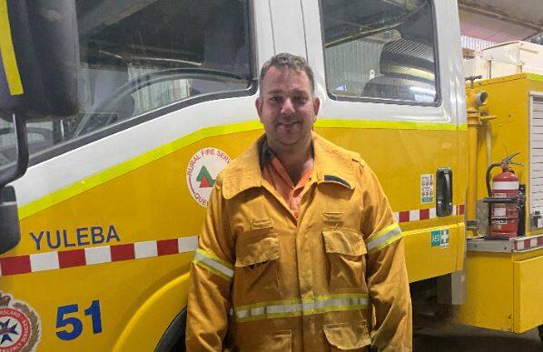 Yuleba Rural Fire Brigade First Officer and Local Fire Warden Jordan Tiley said most of his work is carried out face-to-face with landholders in the area. Picture Queensland Fire and Emergency Services