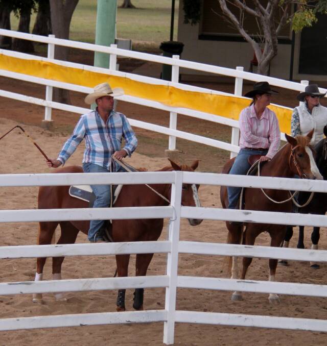 JUDGE: Matt Smith at the Pony Club Campdraft. - Picture: Melissa Clifford-Death