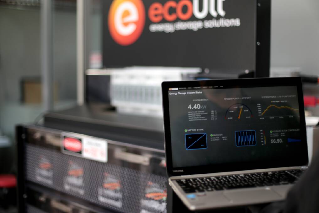 POWER ON: Ecoult’s Australian invented and engineered UltraFlex uses an UltraBattery which is fully recyclable at end of life and can be made 96pc into a new battery.