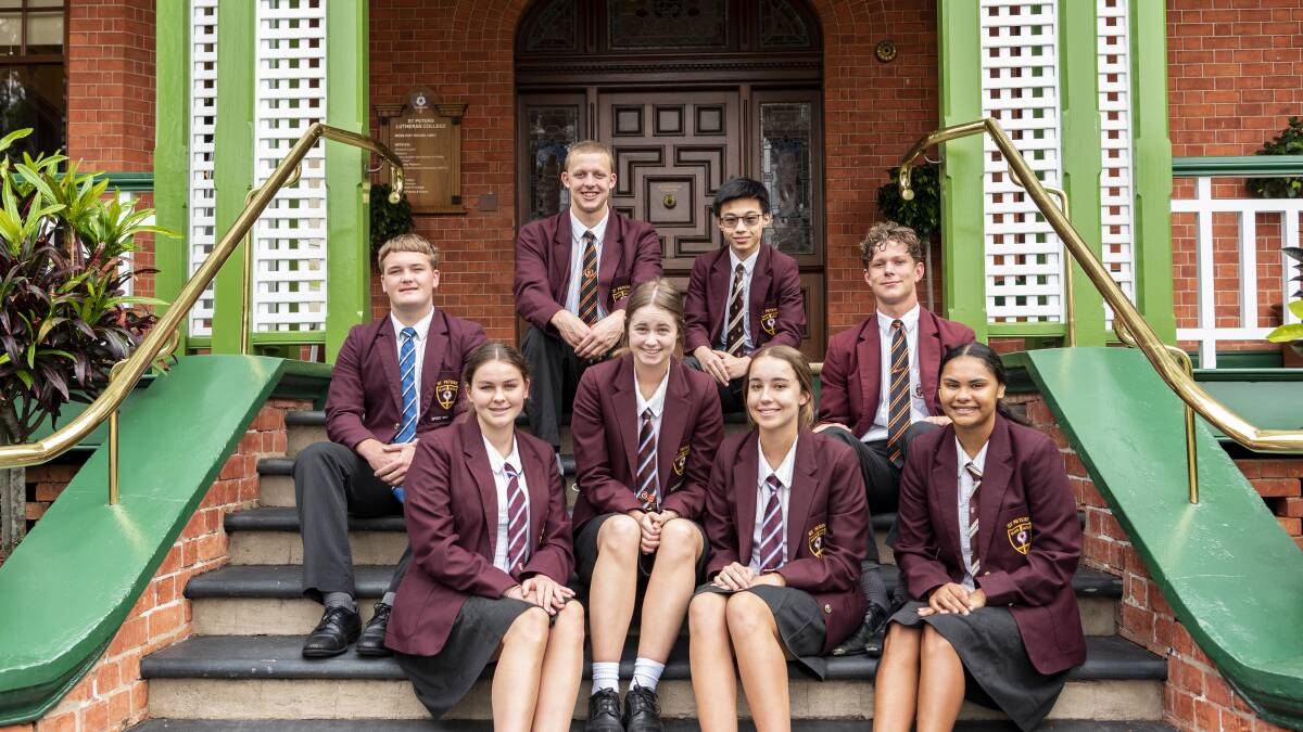 Proud boarding tradition: Student leaders at St Peters.